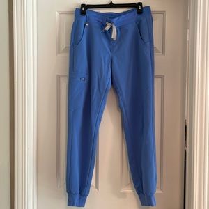 Cecil Blue Figs Zamora Scrub Bottoms